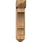 Ekena Millwork Balboa Arts and Crafts Smooth Bracket w/ Offset Brace, Western Red Cedar, 7 1/2"W x 26"D x 34"H BKT0806X26X34BOA03SWR - alternate 3